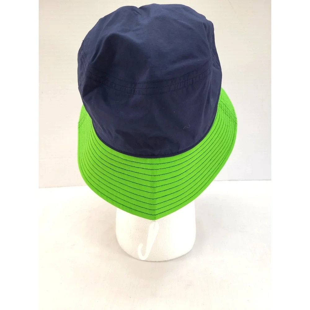 Columbia Bucket Hat Youth small medium Green Blue Reversible Outdoor Fishing